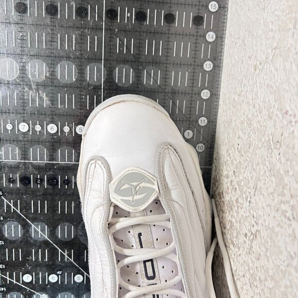 Nike Air Jordan Pro Strong Pure Money Men Size 10.5 DC8418-103 White Silver Shoe - Picture 13 of 13